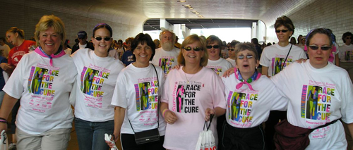 women at race for cure